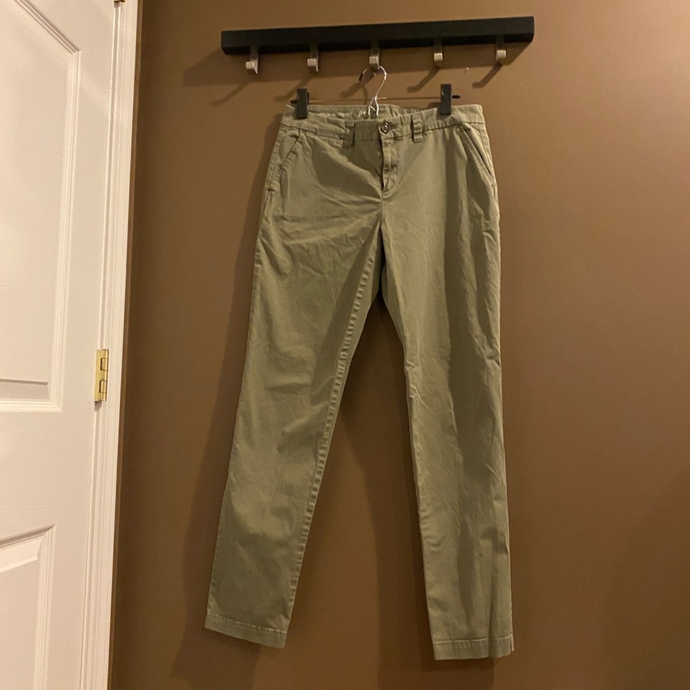 Straight Leg Khaki Pants